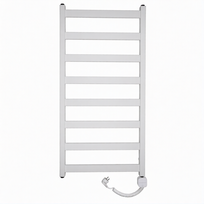 Elektrinis rankšluosčių džiovintuvas WOBBEE TENBY WHITE 50x100cm, dešininis su spiraliniu laidu W-TENB-50100WH+NEX300SCWH-R