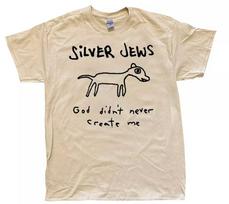 Vintažiniai „Silver Jews“ marškinėliai su medvilniniais „Tour Concert“ marškinėliais, unisex, dydis nuo S iki 5XL. L beige