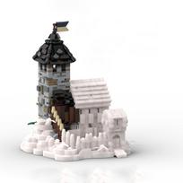 MOC viduramžių Blaustein pilies kunigaikščio rezidencija modulinis pastatas DIY surinkimo konstravimo kaladėlės žaislai vaikų gimtadienio dovana PDF Guide by Email