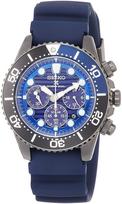 Seiko laikrodis SBDL057 Prospex Saulės energija Saugokime vandenynus Specialus mėlynas silikoninis dirželis Vyriškas laikrodis, Leidimas, Ciferblatas, Chronografas, Hardlex,