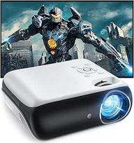 "HOPVISION" mini projektorius su 4K palaikymu, 2025 atnaujintas Full HD 1080P projektorius, mažas namų kino projektorius, mobilusis telefonas, "Bluetooth" namų ir lauko vaizdo projektorius, skirtas "Fire Stick" / PS5 / išmaniajam telefonui / televizoriui