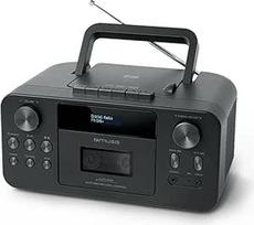 "MUSE" nešiojamasis DAB+ radijas su "Bluetooth" CD grotuvu, kasečių grotuvu, FM, ausinių įvestimi, AUX įvestimi, LCD ekranu, muzikos transliacija, juodas (M-182DB)