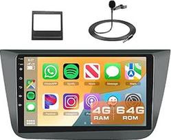 "Podofo Carplay" automobilinis radijas "Seat Altea" 2004-2015 m. (vairuojamas kairiąja ranka), "Android" 2G + 64G "HiFi Android" automobilinis GPS 9 colių jutiklinis ekranas "WiFi" "Bluetooth" FM RDS USB automobilinis radijo imtuvas "Seat Altea