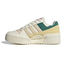 Adidas Forum Bold Chalk Sand Strata Green Moteriški sportbačiai kreminiai kreidiniai balti beveik geltoni ID7078 38
