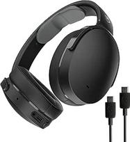 "Skullcandy Hesh Evo" belaidės ausinės per ausis, 36 valandų baterijos veikimo laikas, mikro, suderinamos su "iPhone", "Android" ir "Bluetooth" įrenginiais - juodos spalvos