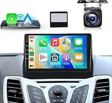 4G 64G "Android" automobilinis radijas "Ford Fiesta" 2009-2017 m. 9 colių HD belaidis "Carplay" automobilinis radijas su "Android" automobiline navigacija GPS Mirror Link Bluetooth FM/RDS/DAB/DVR/32EQ/USB/WiFi vairo valdymas atbulinės eigos kamera