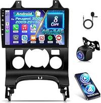 8 branduolių Qualcomm 4G + 64G automobilinis radijas Peugeot 3008 2009-2015 su belaidžiu Carplay ir Android Car, 9 colių Android automobilinis radijas su WiFi/GPS/Bluetooth 5.1/DPS Hi-Res/FM RDS radiju