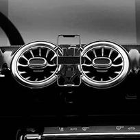 Automobilinis telefono laikiklis, suderinamas su 2019-2025 m. "Mercedes" A klasės W177 mobiliųjų telefonų laikiklių priedais A200 A250 A35 A45 CLA 200D C118 W118 (skirtas 2019-2025 m. A klasės W177/2020-2025 m. CLA)