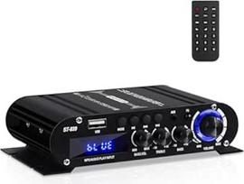 HiFi stiprintuvas ST-839 "Bluetooth 5.0" stereofoninio garso stiprintuvo imtuvas 2.1 kanalai 25WX2+40W Max. 100 W skaitmeninis galios stiprintuvas Garso stiprintuvas DC 12V namų arba automobilio stereo sistemai