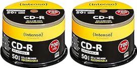 Intenso CD-R ruošiniai 700MB 52x 50 vnt.