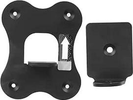 Metalinis garsiakalbio sieninis laikiklis, skirtas SWA 9500S XZ HW Q900A HW Q800A HW Q700A garso juostai - 3 mm storio metalas, lengvas montavimas, paslėptas dizainas - suderinamas su SWA 9500S