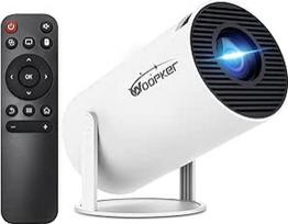 Mini projektorius su "WiFi 6" ir BT 5.2, "Full HD 1080P" mini projektorius, nešiojamasis namų kino projektorius 200ANSI, suderinamas su "iOS" / "Android" / "TV Stick" / PS5 / "Xbox