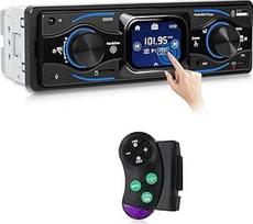 NHOPEEW 1 DIN automobilinis radijas su 2,7 colių jutikliniu ekranu - MP3 radijo stotelė, laisvų rankų įranga, ISO sąsaja, ekvalaizeris, FM, "Bluetooth", spalvotos lemputės - AUX, USB prievadas, C tipo įkrovimo prievadas