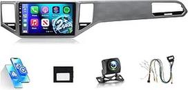NHOPEEW 2G + 64G "Android" automobilinis radijas "VW Golf Sportsvan 2014-2020" - belaidis "Carplay" ir "Android" automobilis - 10 colių "Android" stereo su WiFi EQ GPS Mirror Link FM RDS + AHD galinio vaizdo kamera ir mikrofonas