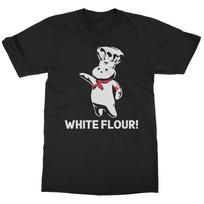 Senoviniai baltieji miltai ; Baker Tribute Grafinis Marškinėlis; Unisex kasdienis viršutinis drabužis Unisex marškinėliai XXL white