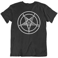 Pentagram Satanic Baphomet  Evil 666 Witcher T-Shirt Tee Many Colors Gift New Unisex T-Shirt XL