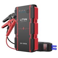 UTRAI Automobilio starteris, 6000A, Skaitmeninis ekranas, 1000A Raudonas