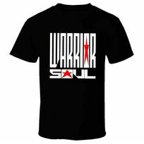 Warrior Soul grupės LOGO juodi marškinėliai Unisex medvilniniai Visų dydžių JM607 Unisex marškinėliai XXXL