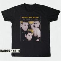 Depeche mode - The Singles 81-85 Albumas Unisex Juodi Marškinėliai Dydis S-5XL Unisex Marškinėliai S