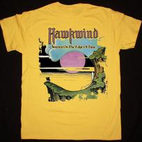 HAWKWIND KARIAUNINKAS LAIKO KRAŠTE Marškinėliai Geltoni Visi dydžiai Marškinėlis Unisex T-Shirt XXL