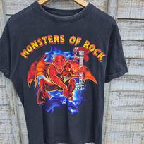 Vintage 90s Monsters Of Rock Tour  ACDC Metallica Motley Crue Band Tee Unisex T-Shirt S