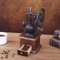 Classic Cast Iron Hand Crank Coffee Grinder Manual Mill for Home Cafe Use