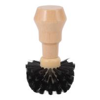 Portafilter Cleaning Brush Professional Portable Coffee Tamper Cleaning Brush with Wooden Handle for Kitchen Tool