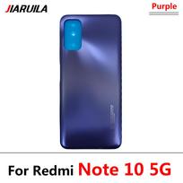 Naujas baterijos galinių durelių pakaitinis korpusas STICKER Klijai, skirti Redmi Note 10S 10 4G 5G Note 10 Note 10 5G Black