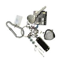 Guitar Pick Key Accessory Fashionable Keychain Pocket Watch Keyrings Alloy Texture Suitable for Party and Casual Outfits juoda