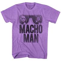 Macho Man Randy Savage Atvaizdas su akiniais nuo saulės Vyriški marškinėliai WWE Imtynių Legenda Unisex Marškinėliai XXXL