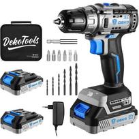 Perceuse sans fil - DEKO - Char183 - 20V - 42 N.M - 2 vitesses variables mėlyna