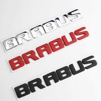 Mercedes-Benz BRABUS Metaliniai Automobilio Lipdukai: Galinė emblema ir dekoratyviniai kėbulo lipdukai BRABUS Metal/Silver