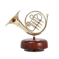 Saksofono muzikinė dėžutė Klasikinė sukamoji muzikos dėžutė, besisukanti muzikinė dėžutė, besisukantis bazinis medinis pučiamasis instrumentas Saxophone