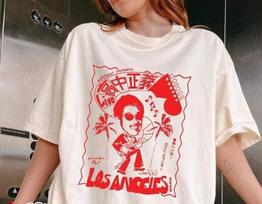 Masayoshi Takanaka Guitar Live Los Angeles 2025 Cartoon TShirt, Takanaka Graphic Unisex T-Shirt M