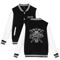 Nauji Moteriški Vyriški Striukės Bomber Striukė Icrimax Beisbolo Striukė Oversize Hip Hop Viršutiniai Drabužiai Kolegijos Poroms Drabužiai XXS juoda