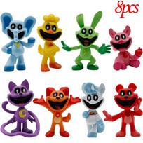 8 vnt. rinkinys besišypsančių padarėlių figūrėlės anime kawaii Catnap lėlė PVC modelis žaislas Catnat stalo dekoracija vaikams gimtadienio dovanos