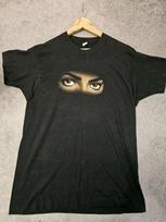 Vintažinis Perdažytas Michael Jackson Pavojingos Eros Grafinis Marškinėlis Populiarios Legendos Marškinėlis Unisex T-shirt M