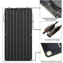 Lanksti saulės panelė 300w 200w 100w ETFE PET, fotovoltinė PV celė, 12V 24V 400w akumuliatoriaus įkroviklis, Sistemos rinkinys [C242406]