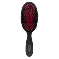 Šepetys plaukams OSOM Professional Hair Brush With Boar Bristles OSOMP02825, su šerno šereliais, juodos spalvos, 215 mm
