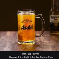 ZISIZ Asahi stiliaus alaus bokalas