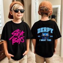 Movie Tshirt Children Kids T-shirt KPop Demon Hunters KPop Demon Hunters Clothes Boys Girls Tee Top 110