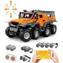 Jeu de Construction Technic Tout-Terrain Télécommande - Technic Avtoros Shaman 8x8 ATV - 2500 Pièces