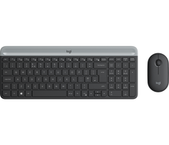 Logitech MK470 Slim Combo Belaidė klaviatūra + pelė, US, Graphite