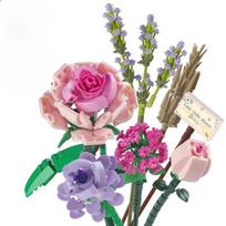 MOC Bonsai medžio gėlių puokštė Amžinas 3D konstravimo kaladėlių rinkinys Kaladėlės Modelis Namų dekoracija Augalas vazone Žaislas Vaikui dovana