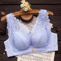 Seksuali nėriniuota liemenėlė moterims su gėlėmis siuvinėta bralette moteriška cBrassiere mergaičių apatiniai drabužiai 34/75ABC violetinė