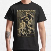 Tamsi Retro Elden Ring Lord Of Frenzied Flame Shadow of Erdtree S-5XL Unisex Marškinėliai XXXL
