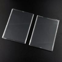 Clear Acrylic Card Holder Snap Type Gaming Sports Trading Card Display Case Kpop Idol Po Protective Sleeves Not Magnetic