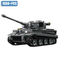 Antrojo pasaulinio karo karinis 1/28 mastelio Franz Staudegger Tiger sunkusis tankas konstruktorių rinkinys Antrojo pasaulinio karo Tiger tankų modelis Žaislai berniukams Dovanos