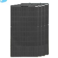 Lanksti saulės skydelio komplektas, 100W/200W/300W/400W/500W/1000W, Lengvas ir patvarus, 3 vnt. 100W, 12V 100W komplektas, 4 vnt. 100W