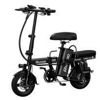 Ruitoo T14 14 colių sulankstomas elektrinis dviratis su 48V13AH baterija, LED ekranu juoda
